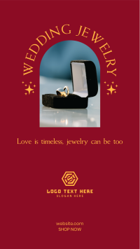 Wedding Jewelry Facebook Story Design