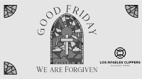 Good Friday Stained Glass Facebook event cover Image Preview