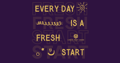 Fresh Start Quote Facebook ad Image Preview