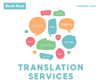 Translation Services Facebook post Image Preview