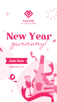 New Year Giveaway Instagram Reel Image Preview