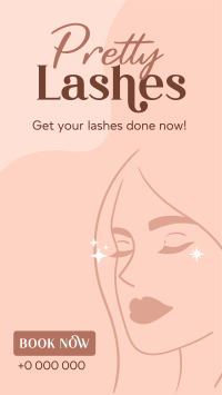 Sparkling Lashes Facebook story Image Preview