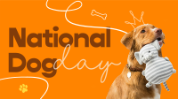 National Dog Day Animation Image Preview