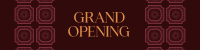 Vintage Grand Opening LinkedIn Banner Design