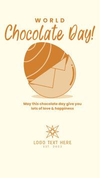 Chocolate Egg Facebook story Image Preview