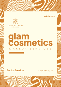 Cosmetic Glam Poster Design