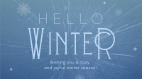 Cozy Winter Greeting Animation Image Preview