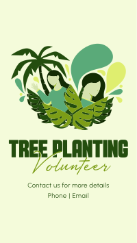 Minimalist Planting Volunteer YouTube short Image Preview