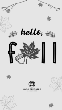 Hello Fall Greeting Instagram Reel Preview