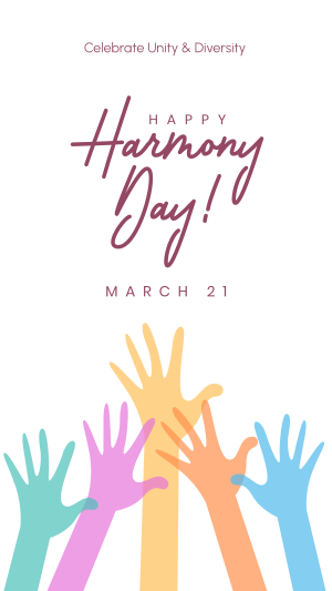 Harmony Day Hands Instagram story