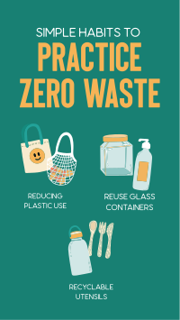 Simple Habits to Zero Waste Video Image Preview