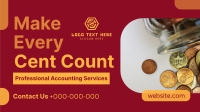 Make Every Cent Count Facebook Event Cover Design