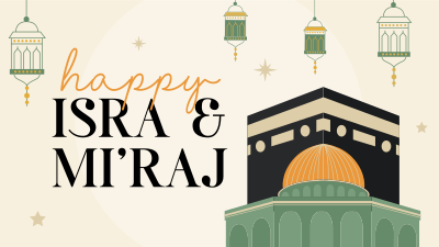 Happy Isra and Mi'raj Facebook event cover Image Preview