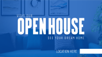 Minimalist Open House Facebook Event Cover Image Preview