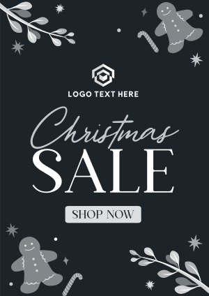 Rustic Christmas Sale Flyer Image Preview