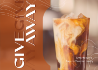 Coffee Combo Giveaway Postcard Design