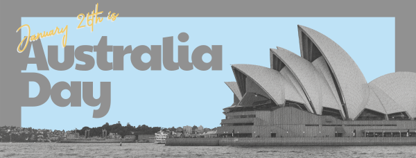 Newspaper Australia Day Facebook Cover Design Image Preview