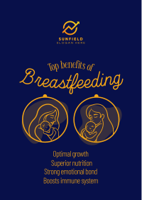 Breastfeeding Benefits Flyer Image Preview