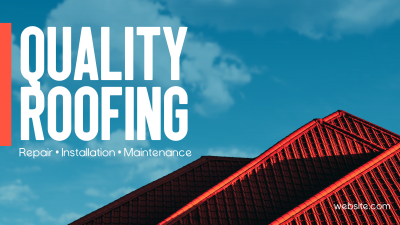 Quality Roofing Facebook event cover Image Preview