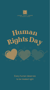 Human Rights Day Instagram Story Design