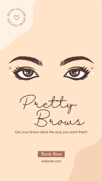 Pretty Brows Instagram story Image Preview