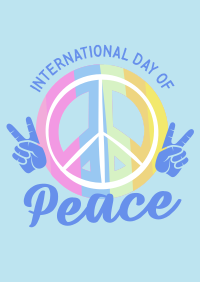 Peace Day Symbol Poster Design