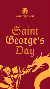 Saint George's Celebration Instagram Story Design