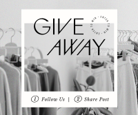 Fashion Style Giveaway Facebook Post Design