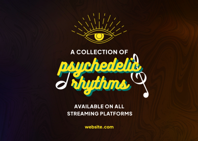 Psychedelic Collection Postcard Image Preview