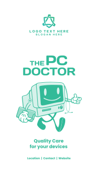 The PC Doctor Facebook Story Design