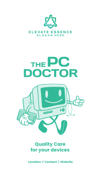 The PC Doctor Facebook story Image Preview