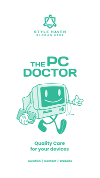 The PC Doctor Facebook story Image Preview