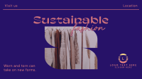 Elegant Minimalist Sustainable Fashion Animation Image Preview