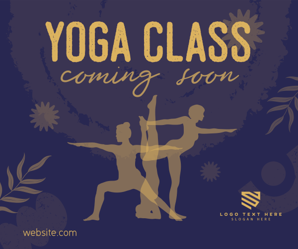 Yoga Class Coming Soon Facebook Post Design