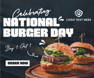 National Burger Day Celebration Facebook post Image Preview