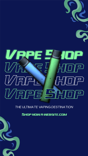 Vaping Elegance Facebook story Image Preview