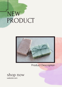 Watercolor New Product Poster Preview
