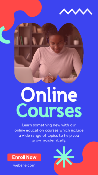 Online Education Courses TikTok video Image Preview