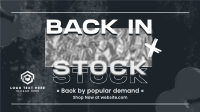 Grunge Back In Stock Animation Preview