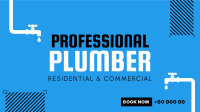 Professional Plumber Facebook event cover Image Preview