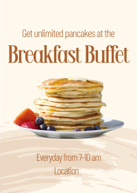 Minimalist Pancake  Flyer Image Preview