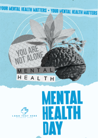 Scrapbook Mental Health Day Poster Preview