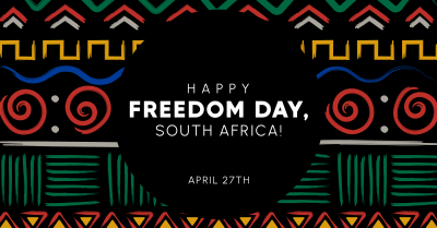 Freedom Day Patterns Facebook ad Image Preview