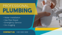 Modern Professional Plumbing Animation Image Preview