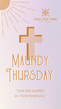 Holy Week Maundy Thursday Video Image Preview