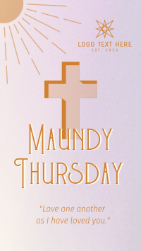 Holy Week Maundy Thursday TikTok Video Preview