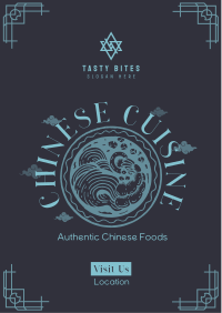 Authentic Chinese Cuisine Flyer Image Preview