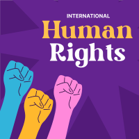 International Human Rights Instagram Post Design