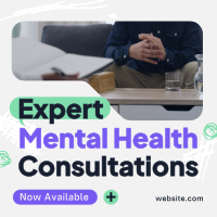 Mental Health Consultation Instagram post Image Preview