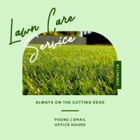 Lawn Service Instagram Post Design